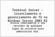 Licenciamento de Terminal Server